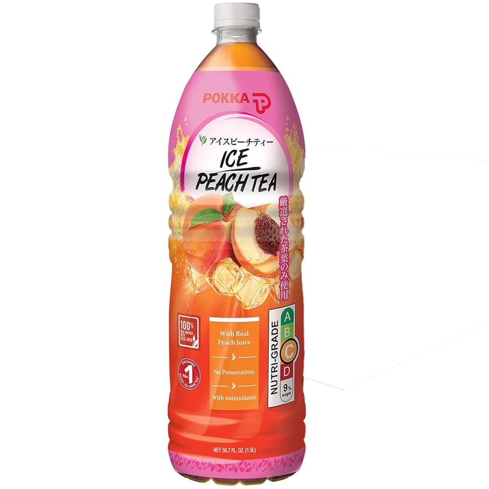 Pokka Ice Peach Tea 1.5L Bottle