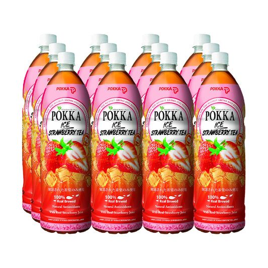 Pokka Ice Strawberry Tea (1.5L x 12)
