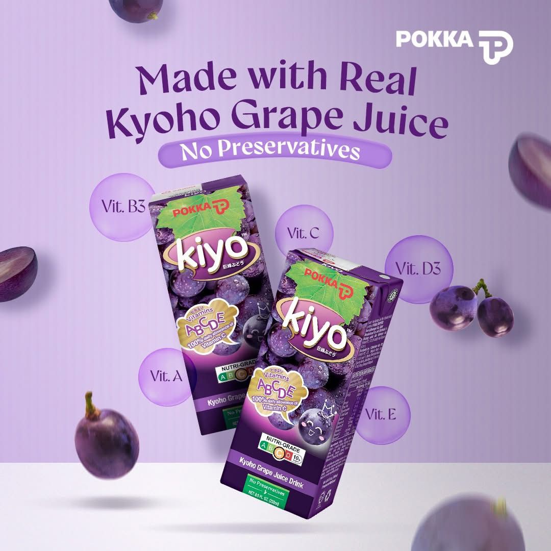 Pokka Kiyo Kyoho Grape Juice  Drink 250ml x 6s