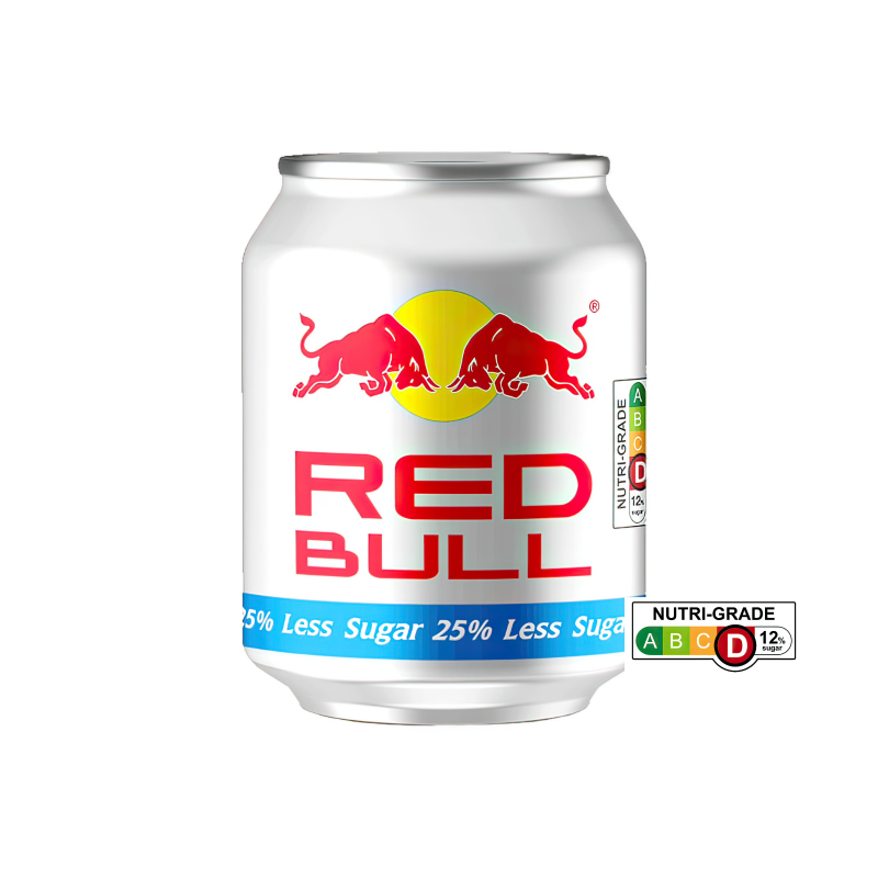 Red Bull Energy Can Drink - 25% Less Sugar (250ml x 24)