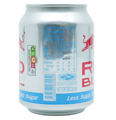 Red Bull Energy Can Drink - 25% Less Sugar (250ml x 6)