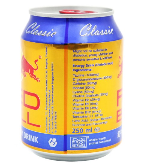 Red Bull Energy Can Drink - Classic (250ml x 24)