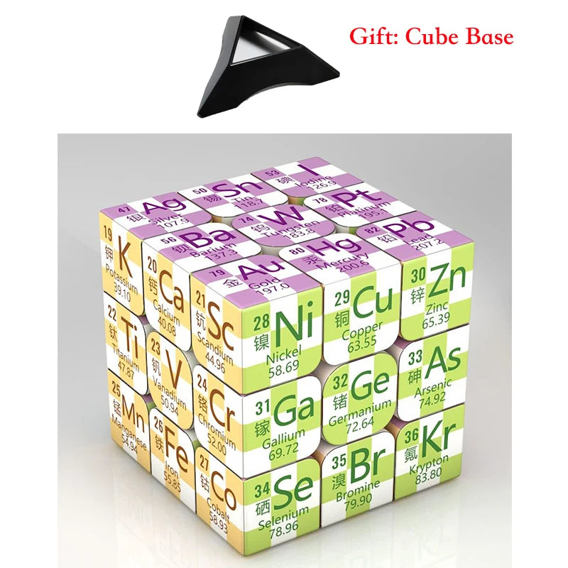 3x3x3 Chemistry Element Puzzle Cube