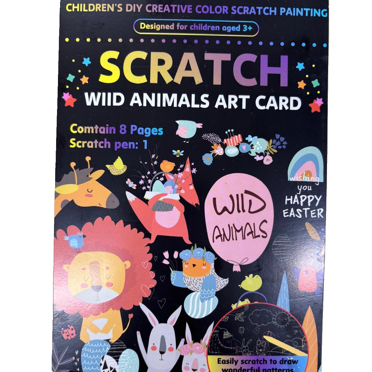 Colorful Scratch Art Scratch Book 9cm x12.5cm