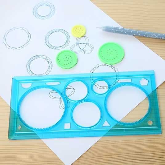 Spiral Drawing Kit Geometric DIY Ruler