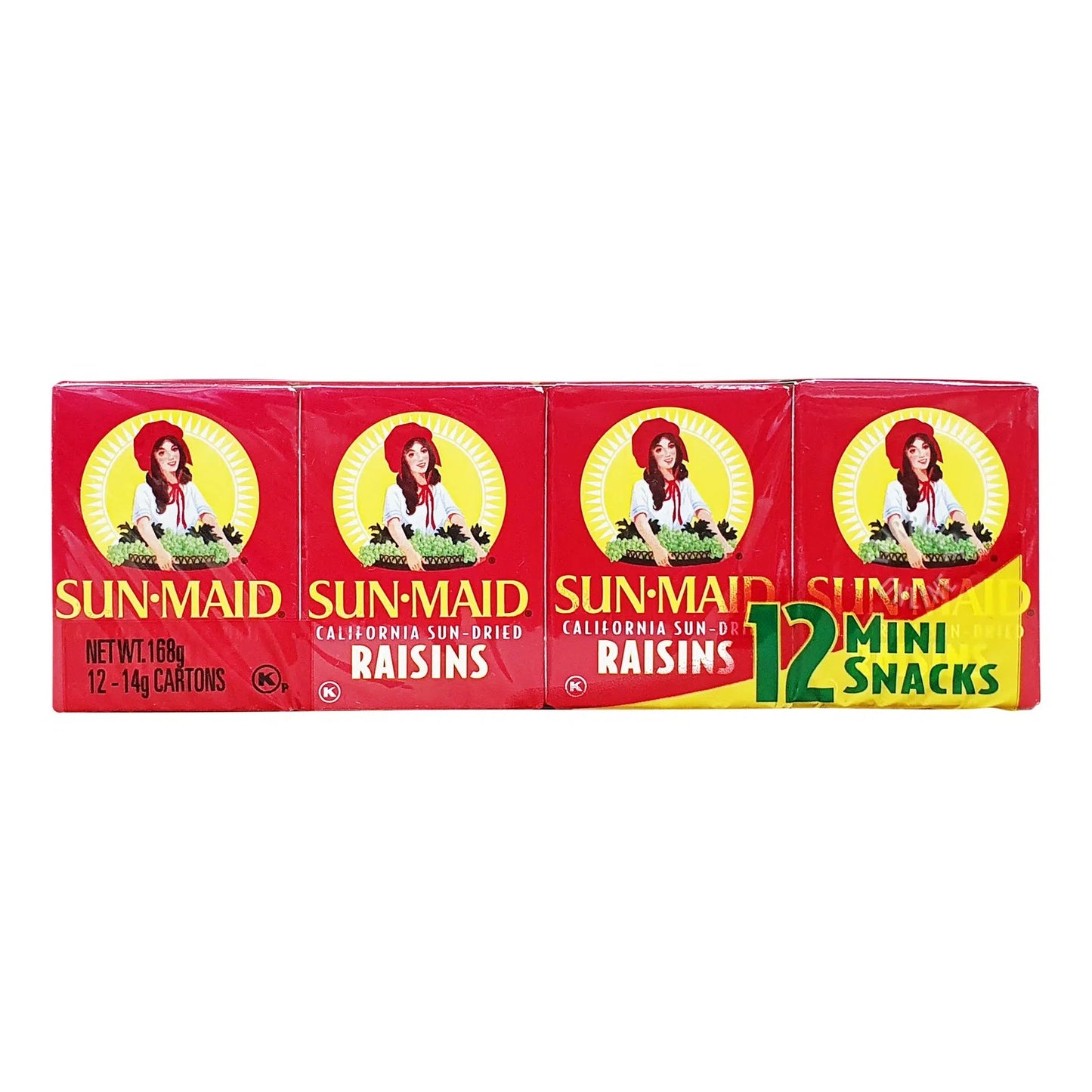 Sunmaid Raisins Pack of 12s x 14g