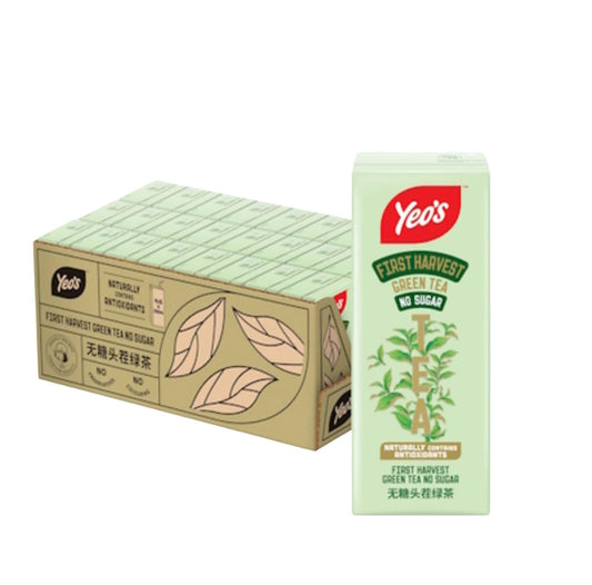 Yeo's First Harvest Green Tea No Sugar (250ml x 6) x 4