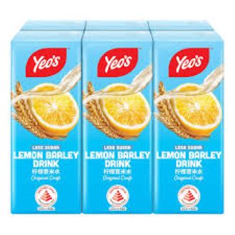 YEO's Lemon Barley Low Sugar Multipack (250ml x 6)