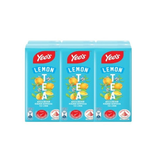 Yeo's Low Sugar Lemon Tea Multipack Refreshing Beverage 250ml x 6