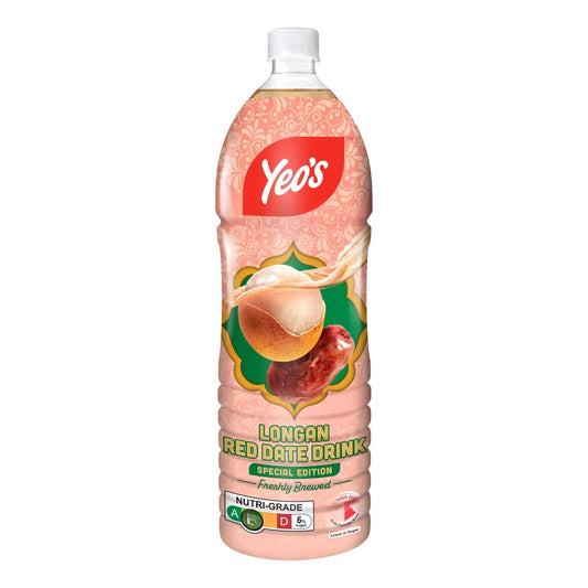 Yeo's Longan-Red Date Drink Less Sugar (1.5L - Single Bottle)