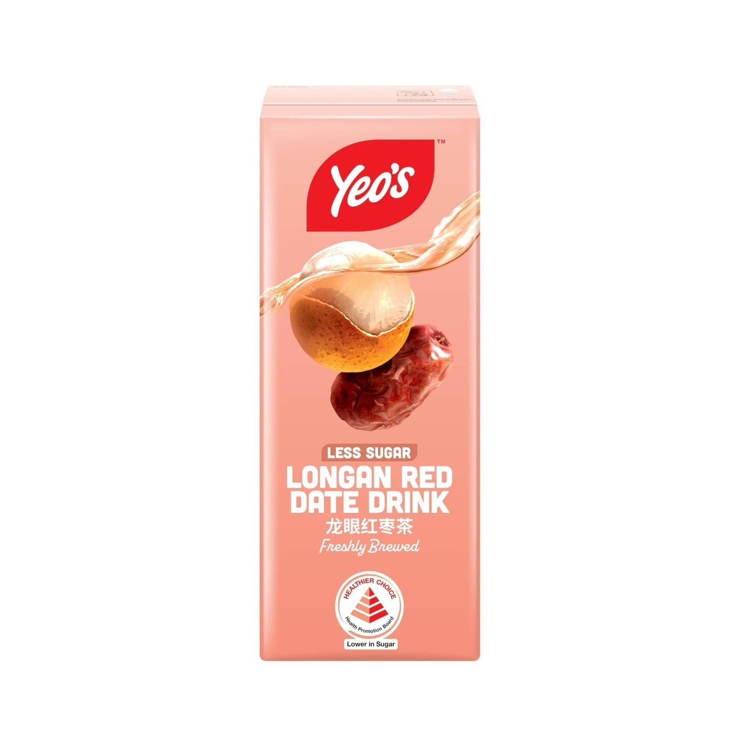 Yeo's Premium Longan Red Date Drink Low Sugar Multipack (250ml x 6)