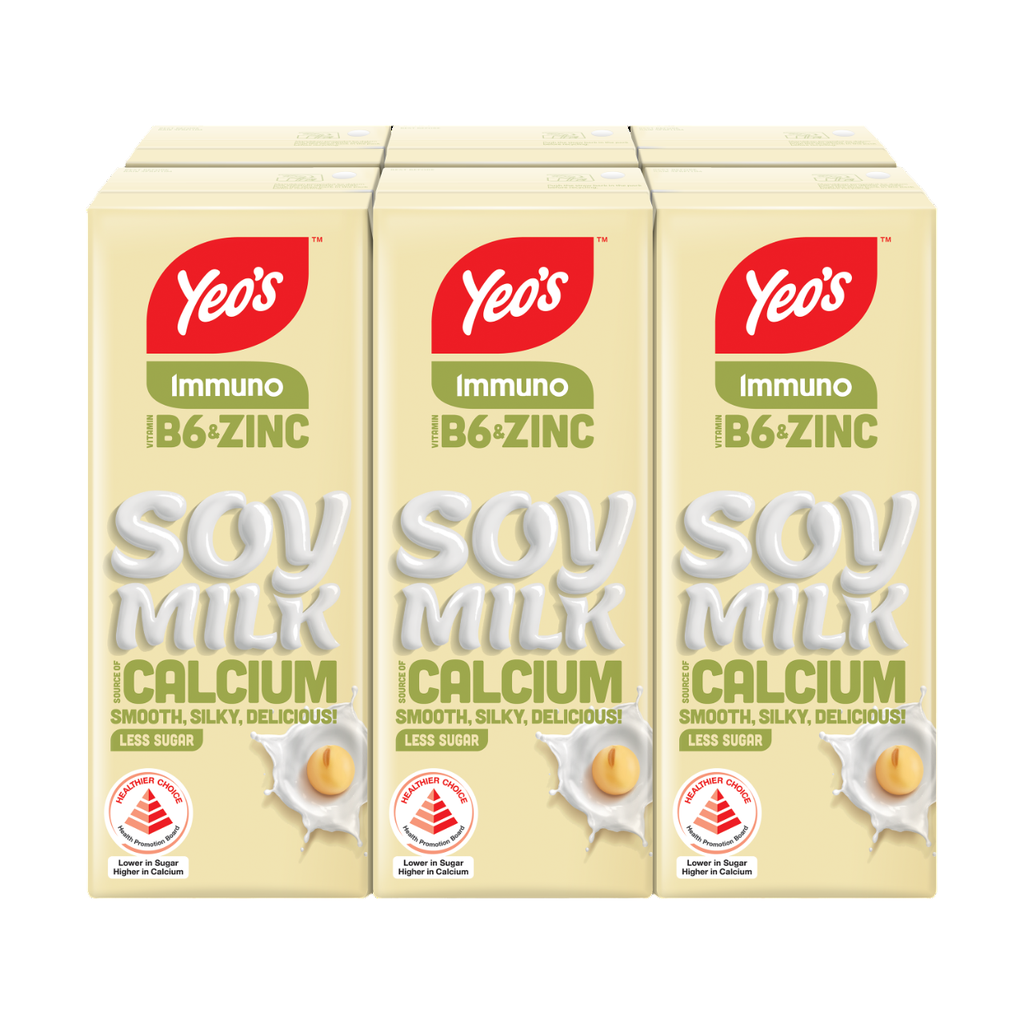 Yeo's Immuno Soy Milk 6 x 250ml