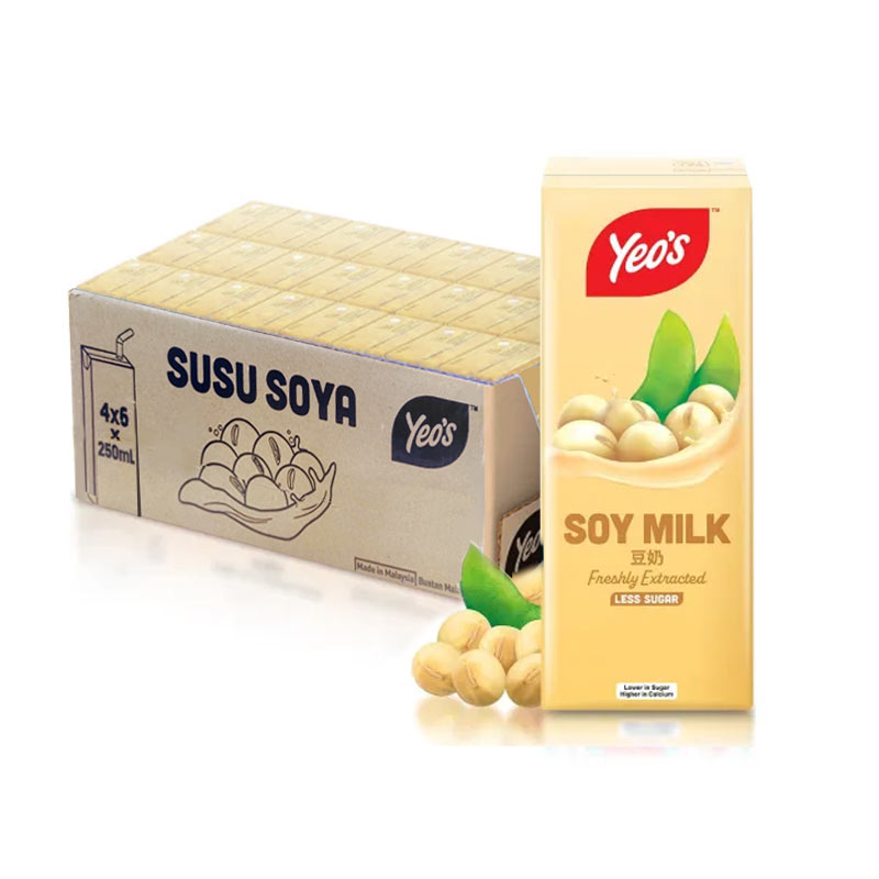 Yeo's Soy Milk Less Sugar 250ml x 6