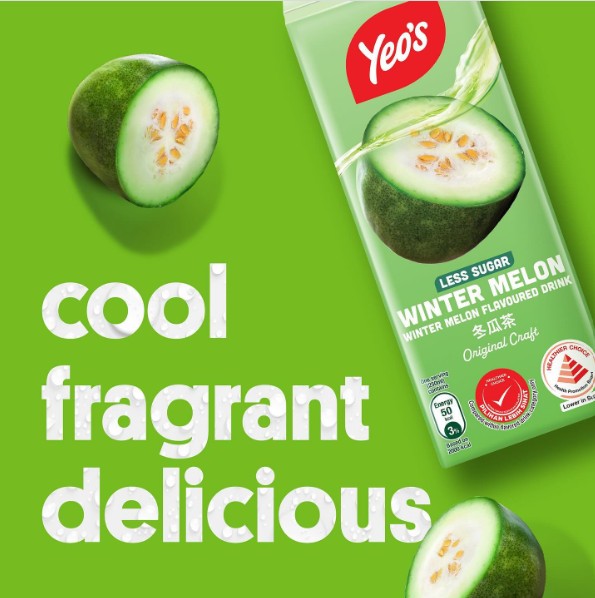 Yeo's Winter Melon Less Sugar (250ml x 6 Tetra Pak x 4) Carton