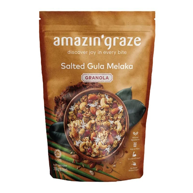 Amazin' Graze Granola Salted Gula Melaka 250G x 15