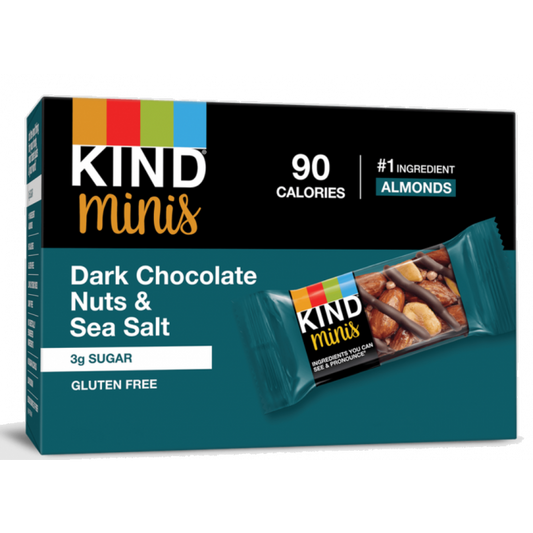 BeKind Dark Chocolate & Seasalt Minis 20g (1 x 6s)