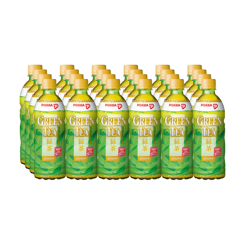 Pokka Jasmine Green Tea (500ML x 24s)