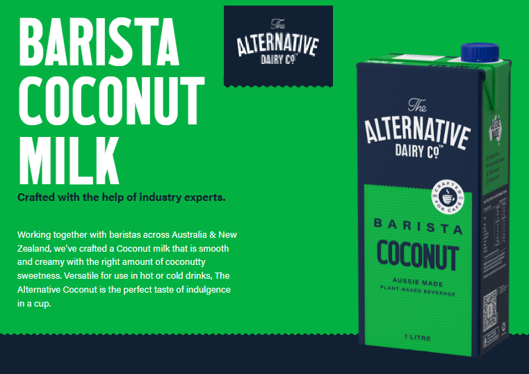 The Alternative Dairy Barista Coconut Milk 1L